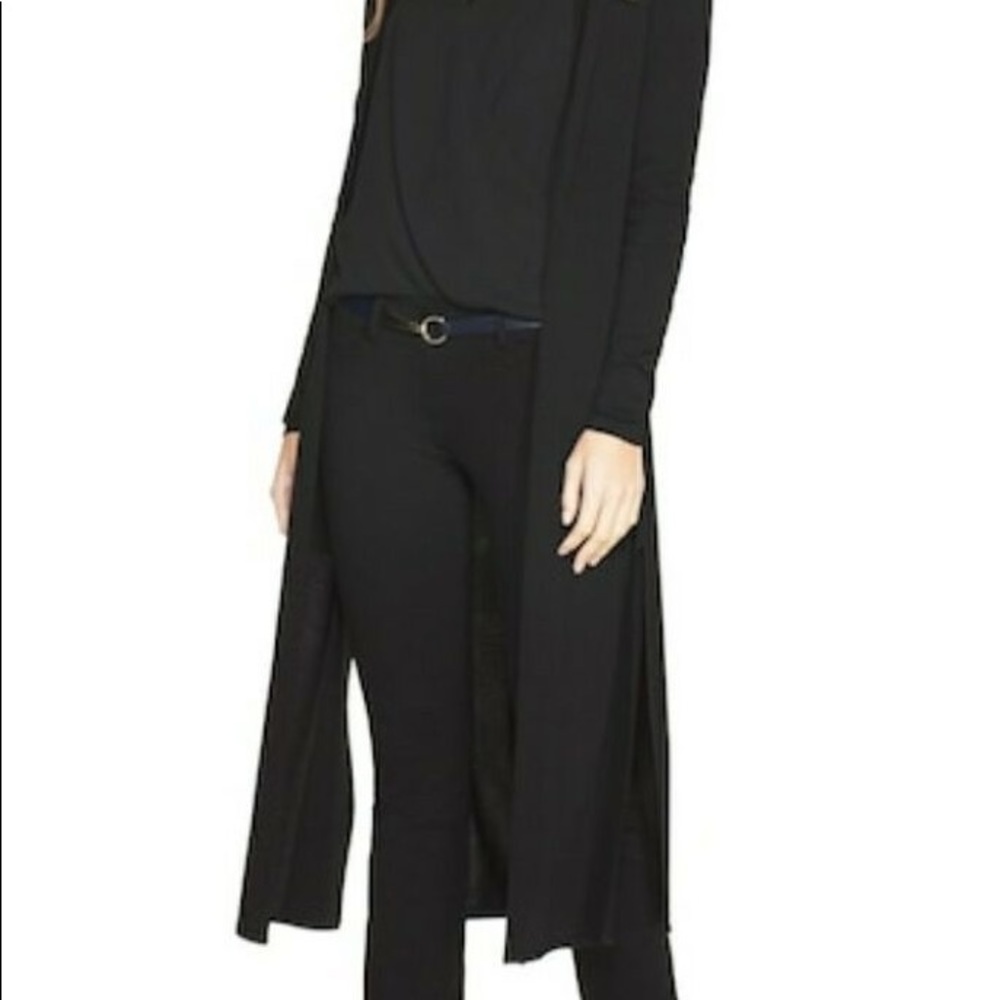 White House Black Market Black Duster